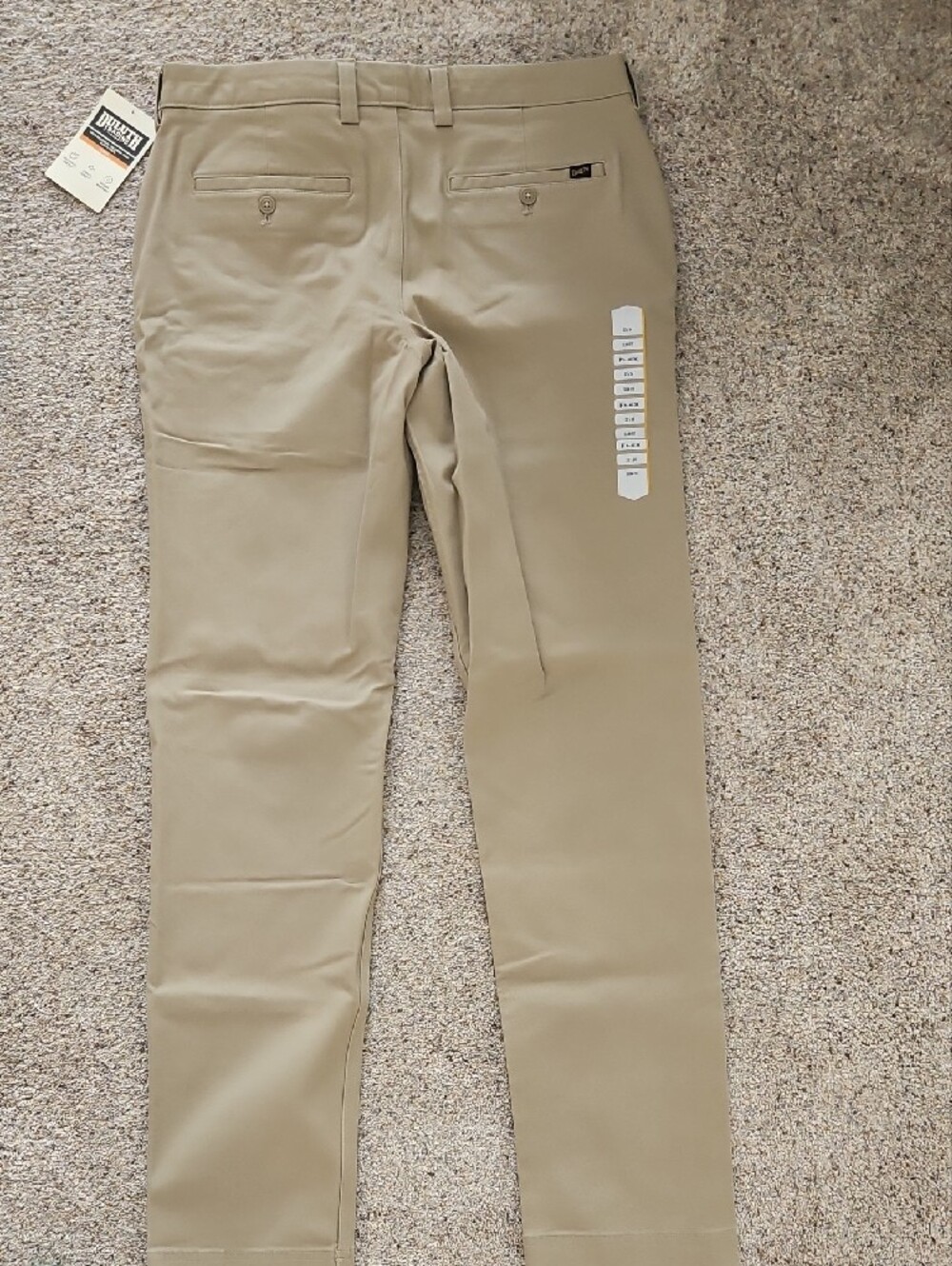 Duluth Trading Co Khaki Straight-Leg Chinos - Picture 4 of 4
